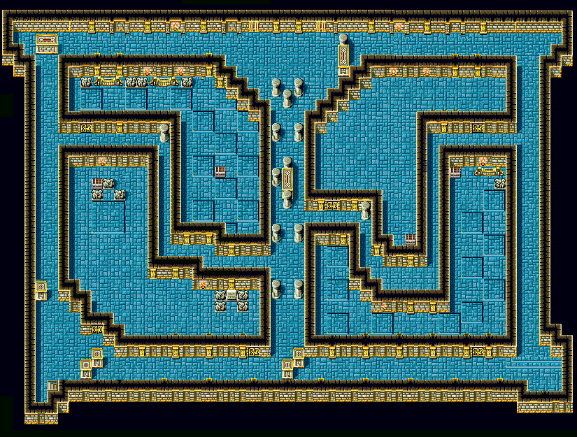 These three sections are reminiscent of the Temple of Chaos. 